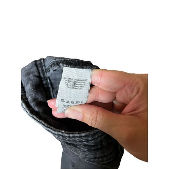 We The Free High Rise Wide Leg Black Jean Size‎ 27 - Picture 8 of 8